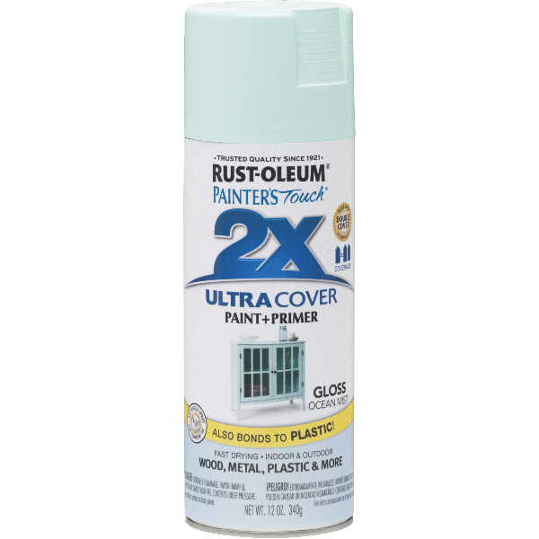 RUST-OLEUM PRIMER GLOSS OCEAN MIST SPRAY PAINT